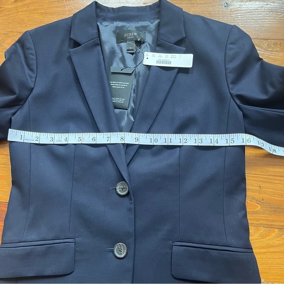 JCrew NEW Classic Navy Academia Blazer in Superfine Cotton size 2 Career Office - Picture 13 of 13